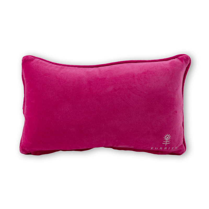 Furbish Studio - Just A Girl Needlepoint Pillow - Jennie Dots
