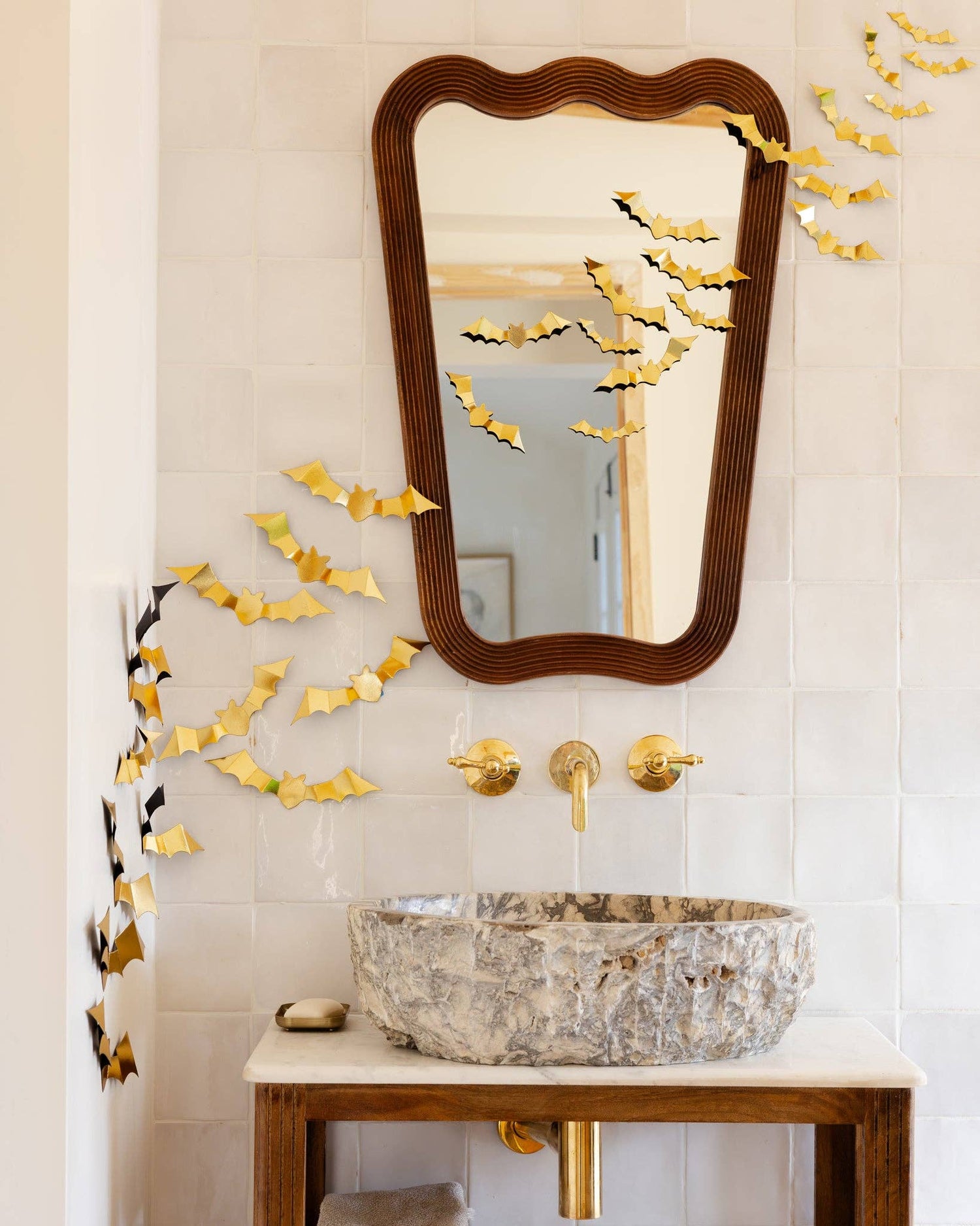 My Mind’s Eye - Gold Wall Decor Bats