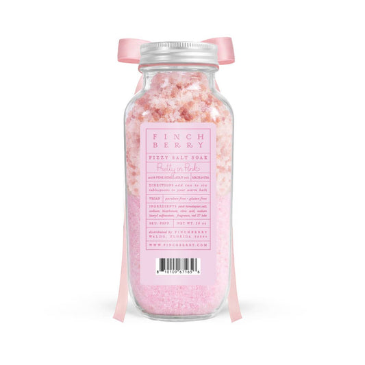FinchBerry - Pretty in Pink Fizzy Salt Softening Bath Soak