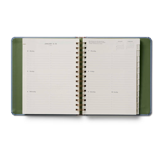 Rifle Paper Co. - 2027 Paisley 17-Month Academic Covered Spiral Planner