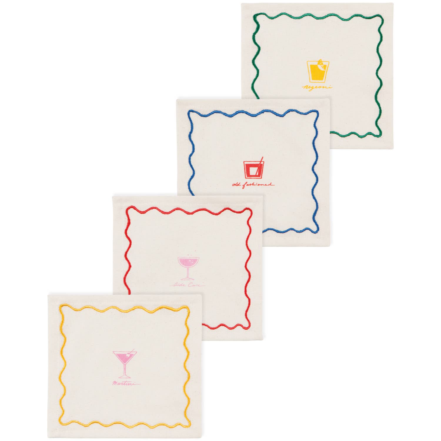 Danica Jubilee - Happy Hour Cocktail Napkins Set of 4 Assorted