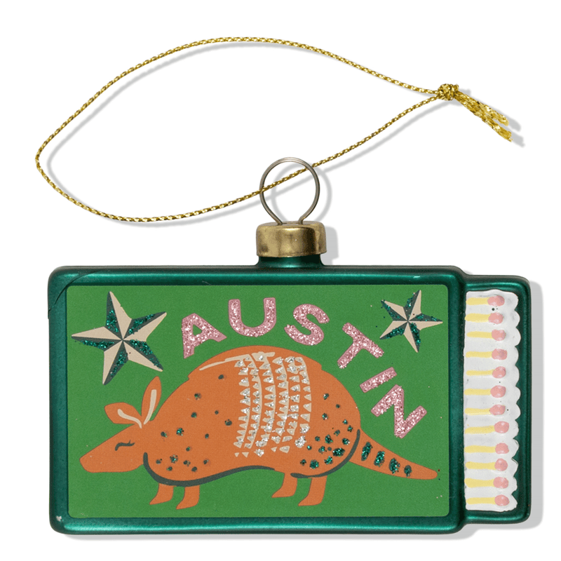 Furbish Studio - Matchbook Ornament - Austin