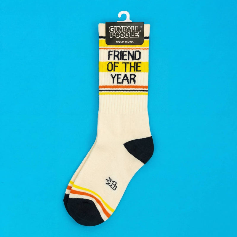 Gumball Poodle - Friend Of The Year Gym Crew Socks - Jennie Dots