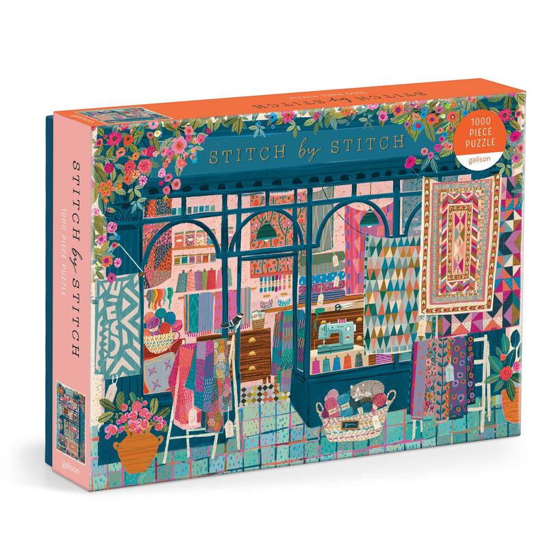 Stitch by Stitch 1000 Piece Puzzle - Jennie Dots