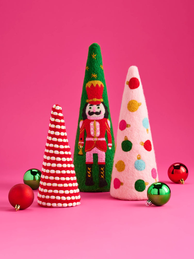 Shiraleah - Nutcracker Felt Christmas Trees