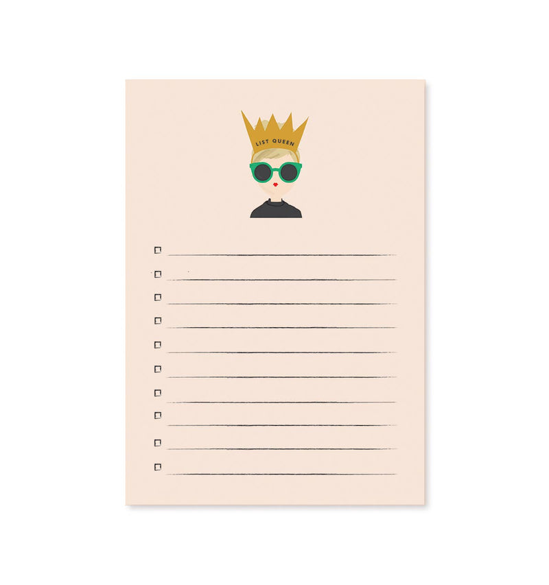 Ginger P. Designs - List Queen Notepad