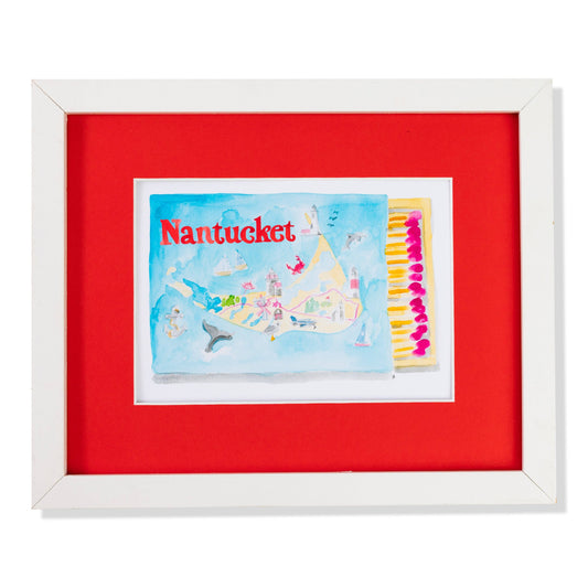Furbish Studio - Nantucket Matchbook Art Print