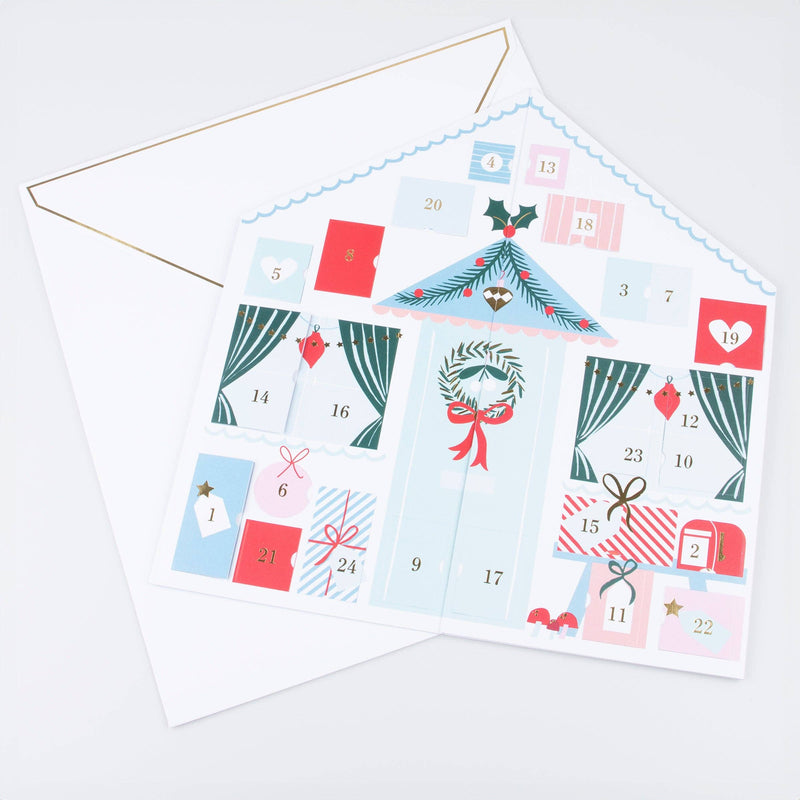 Meri Meri - Santa's Cabin Sticker Advent Calendar