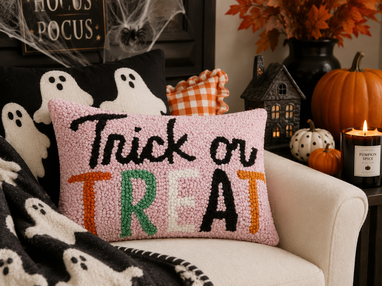 Peking Handicraft - Trick Or Treat Hook Pillow