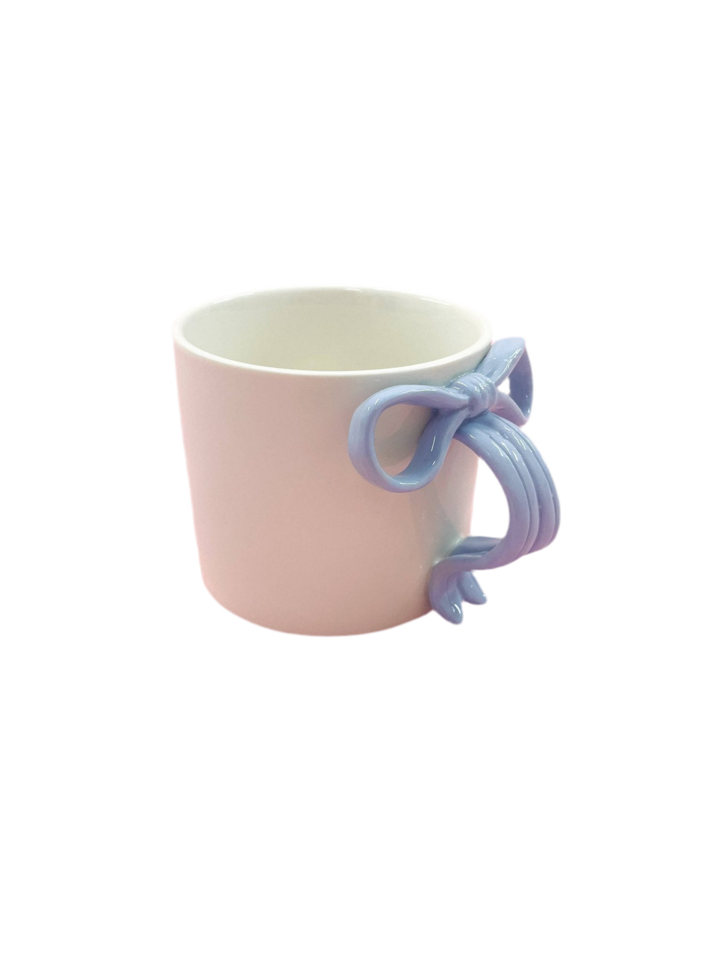 Blue Bow 15oz Ceramic Coffee Mug