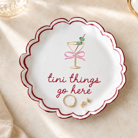 soiree-sisters - Ceramic Trinket Tray | Tini Things Trinket Dish