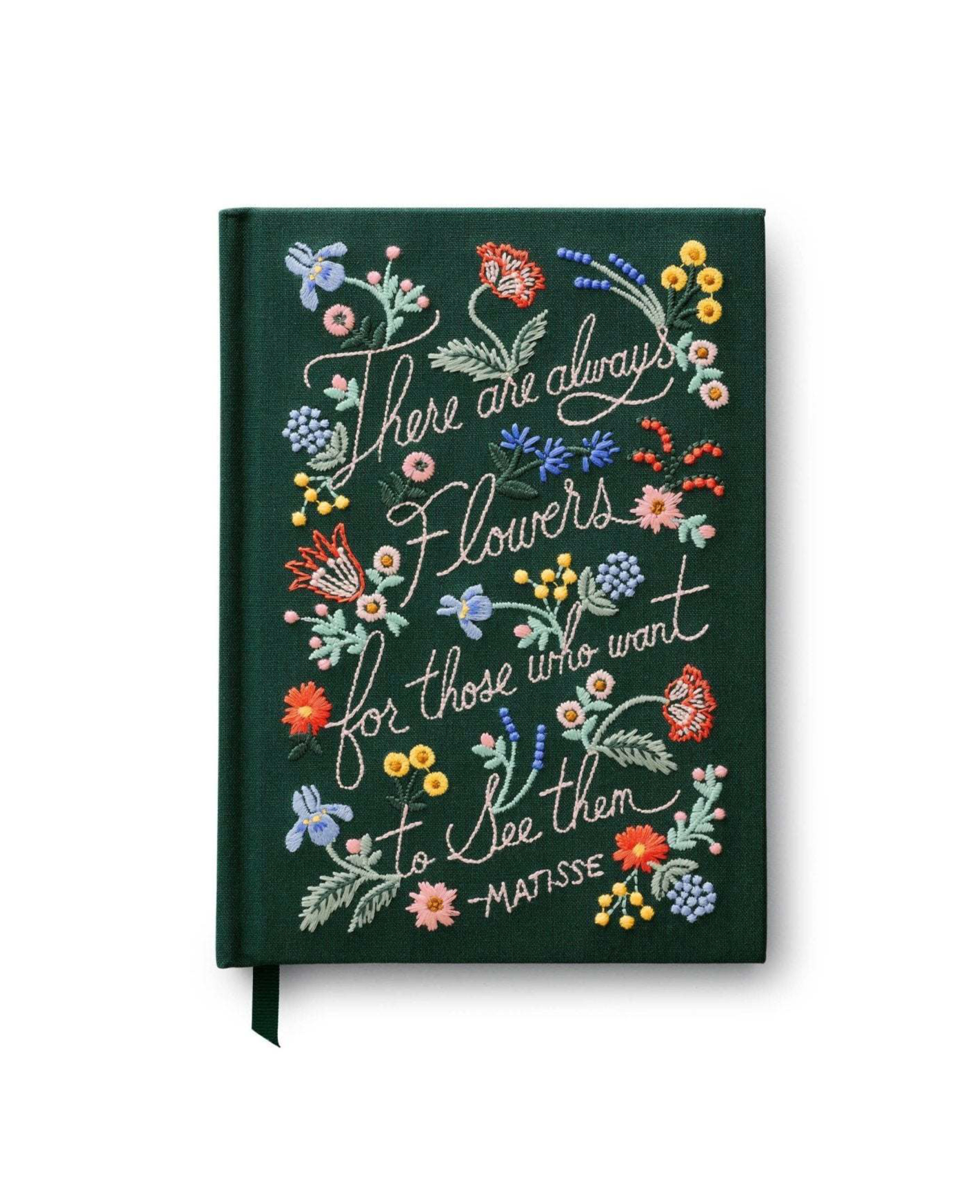 Rifle Paper Co. - There Are Always Flowers Embroidered Journal - Jennie Dots 