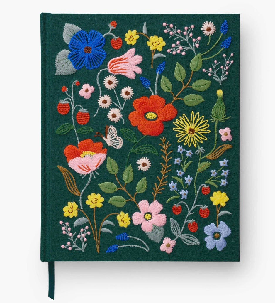 Rifle Paper Company Strawberry Fields Embroidered Sketchbook
