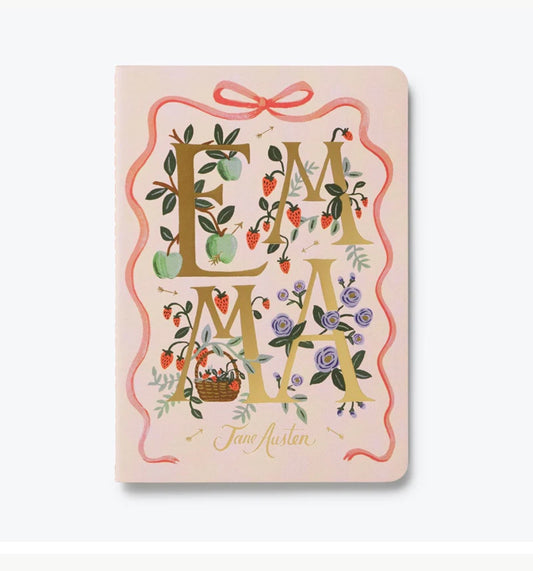 Assorted Set of 3 Jane Austen Notebooks - Jennie Dots 