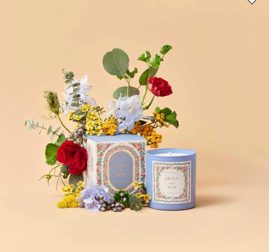 Rifle Paper Co. - Rosette Amalfi del Mar 9 oz Glass Candle - Jennie Dots 