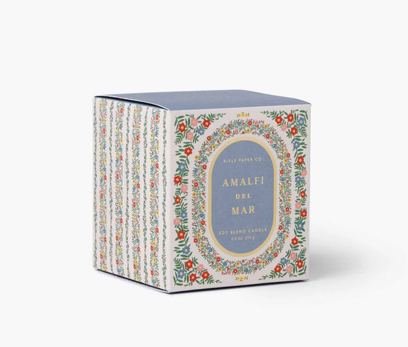 Rifle Paper Co. - Rosette Amalfi del Mar 9 oz Glass Candle - Jennie Dots 