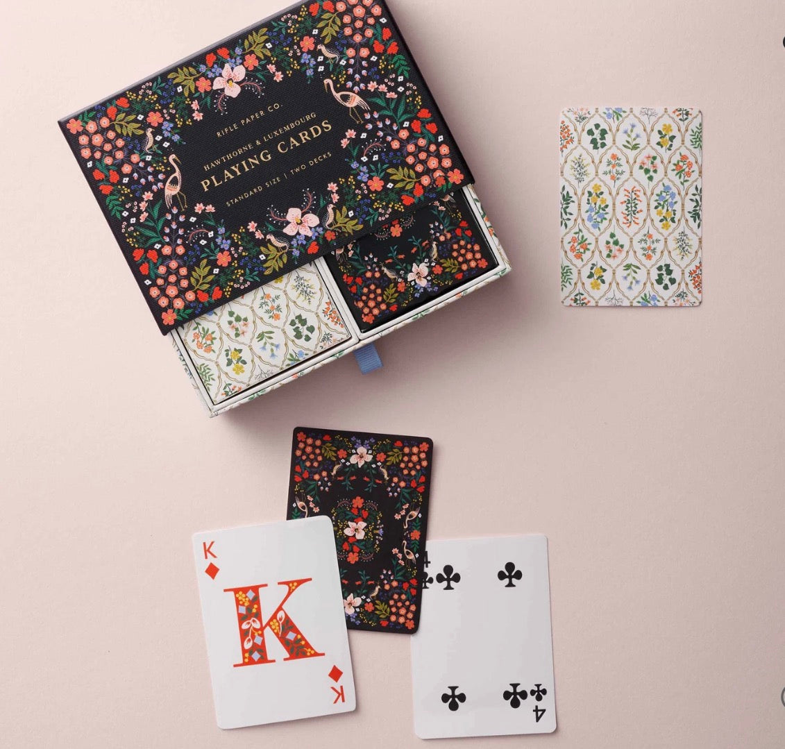 Rifle Paper Co. - Luxembourg Playing Card Set