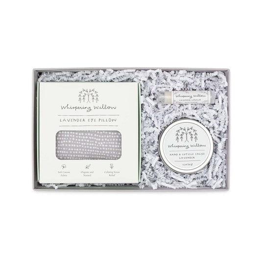 Serenity Gift Box – Eucalyptus & Mint Eye Pillow & Balm - Jennie Dots
