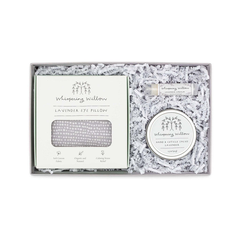 Serenity Gift Box – Eucalyptus & Mint Eye Pillow & Balm - Jennie Dots