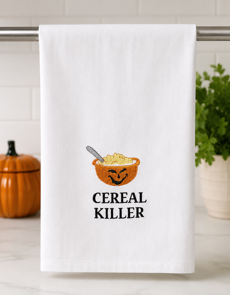 Cereal Killer Kitchen Towel