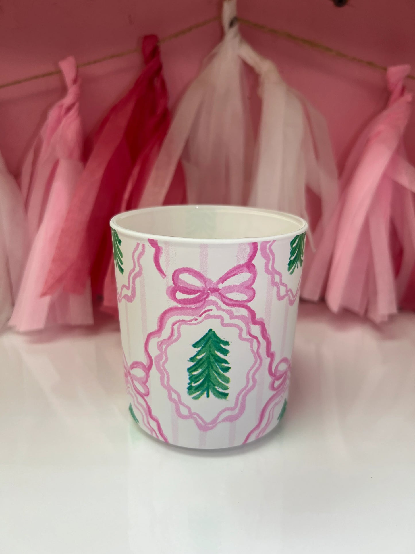 Holiday Magic Pink Twinkle Candles - Holiday Pine