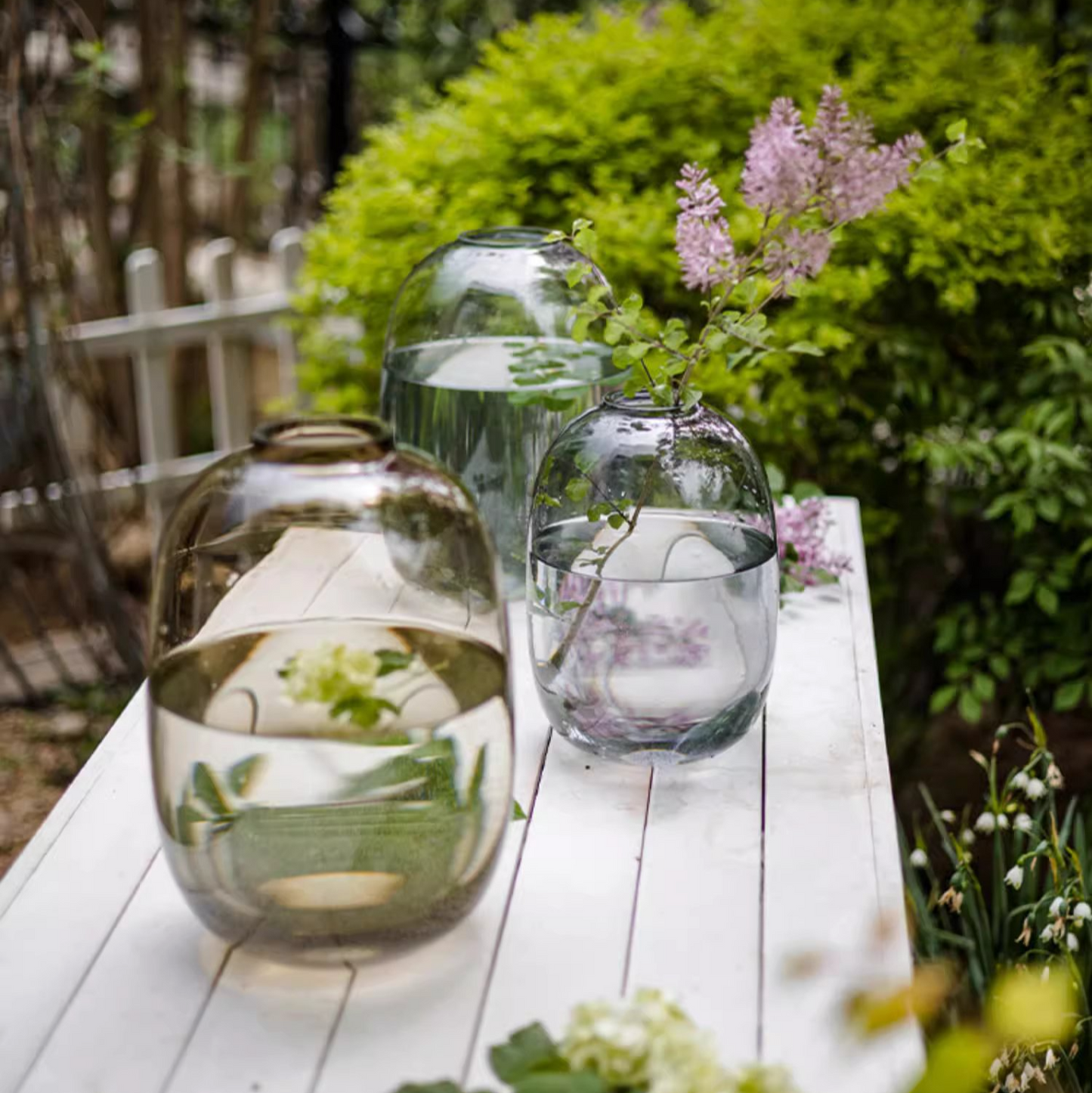 Modern Clear Glass Vase