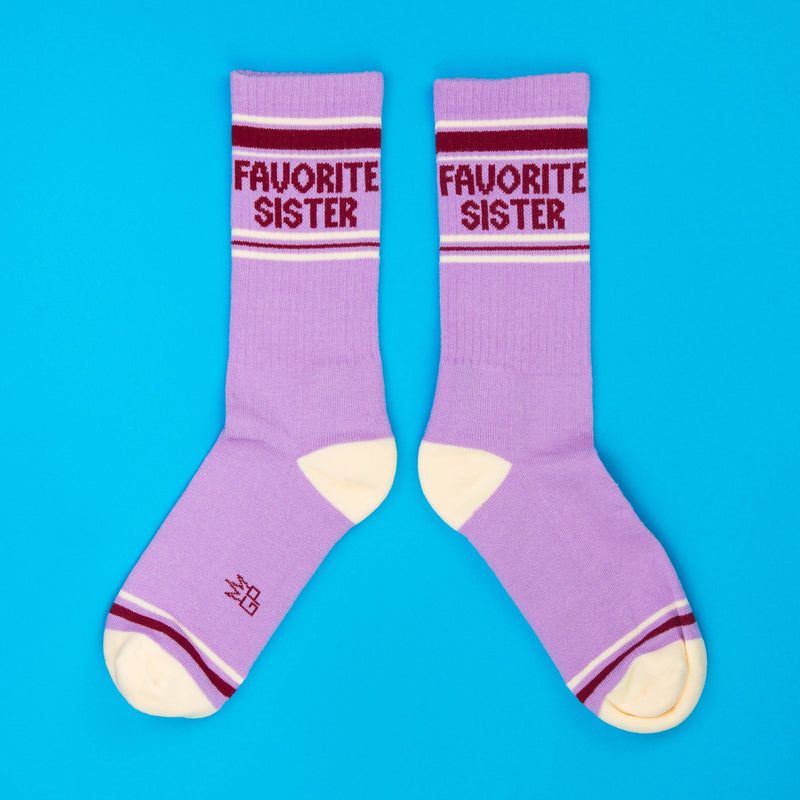 Gumball Poodle - Favorite Sister Gym Crew Socks - Jennie Dots 