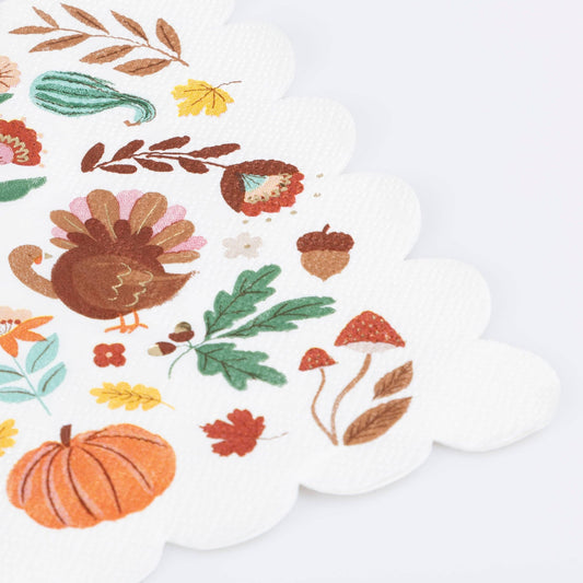 Meri Meri - Folk Fall Large Napkins