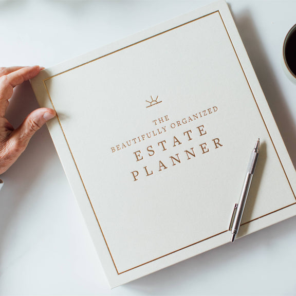 Beautifully Organized Estate Planner - Jennie Dots