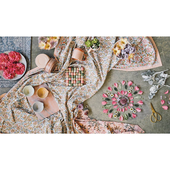 Danica Heirloom - Nectar Recycled Wool Felt Dot Trivet - Jennie Dots