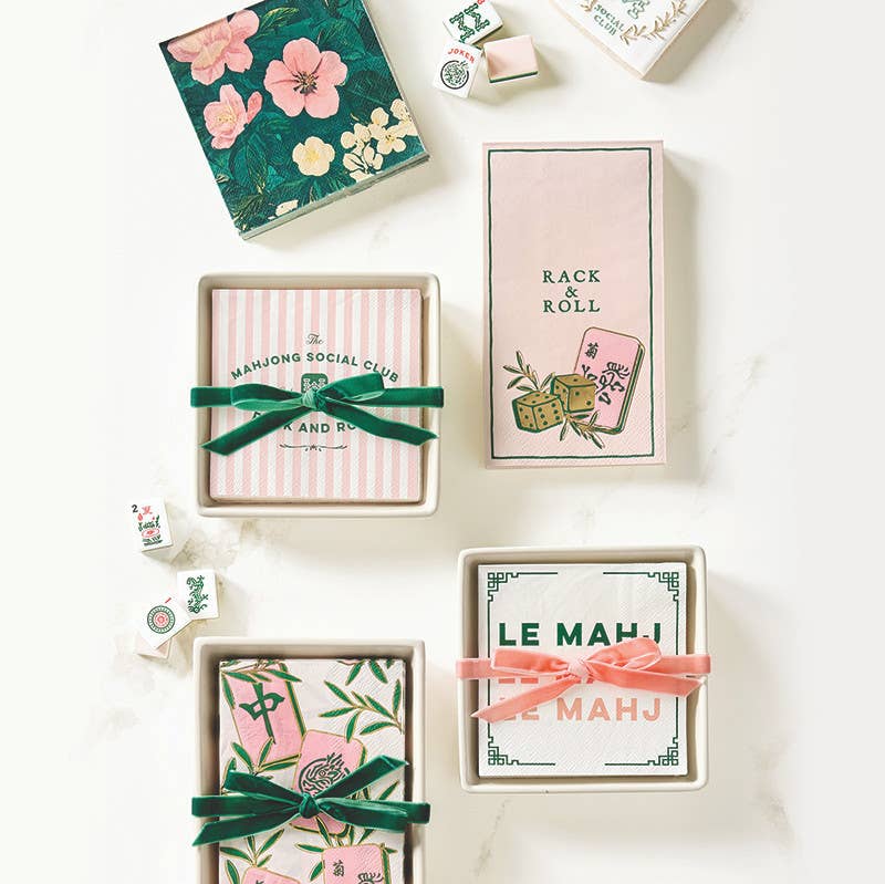 Santa Barbara Design Studio by Creative Brands - Paper Guest Napkins - Rack & Roll - Jennie Dots 