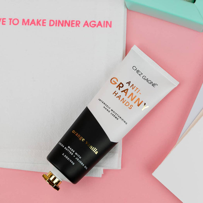 Chez Gagné - Anti-Granny Hands - Hand Cream, Funny Gift, Orange Vanilla