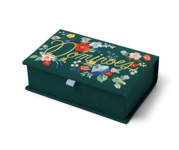 Rifle Paper Co. - Strawberry Fields Dominoes Set - Jennie Dots