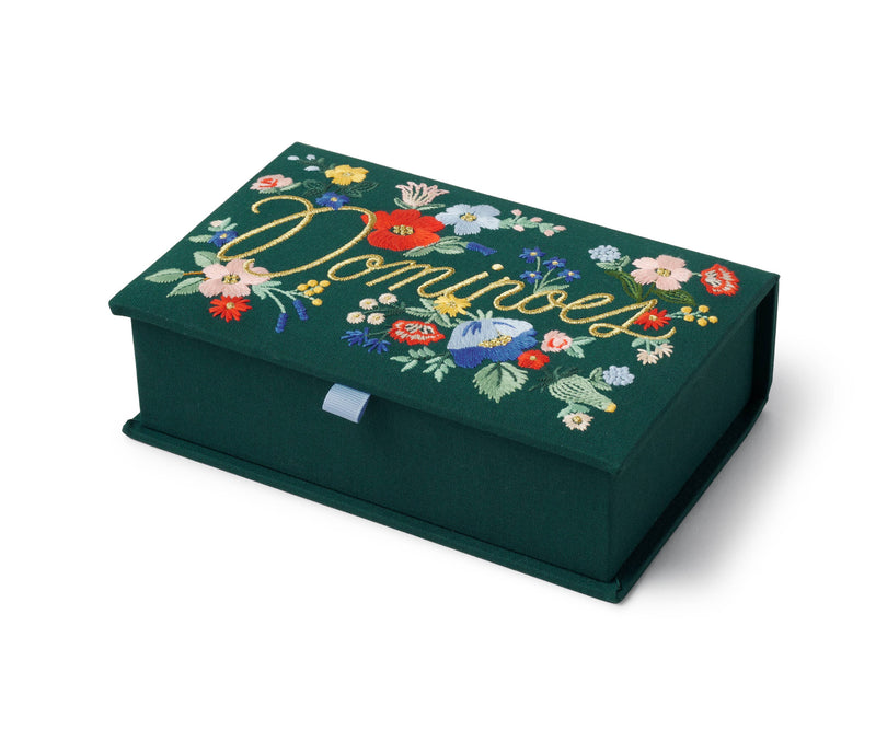Rifle Paper Co. - Strawberry Fields Dominoes Set - Jennie Dots