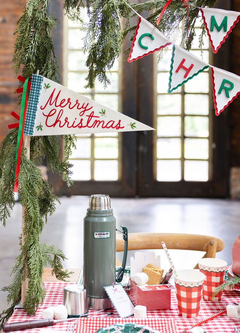 My Mind’s Eye - Merry Christmas Gingham Party Cup