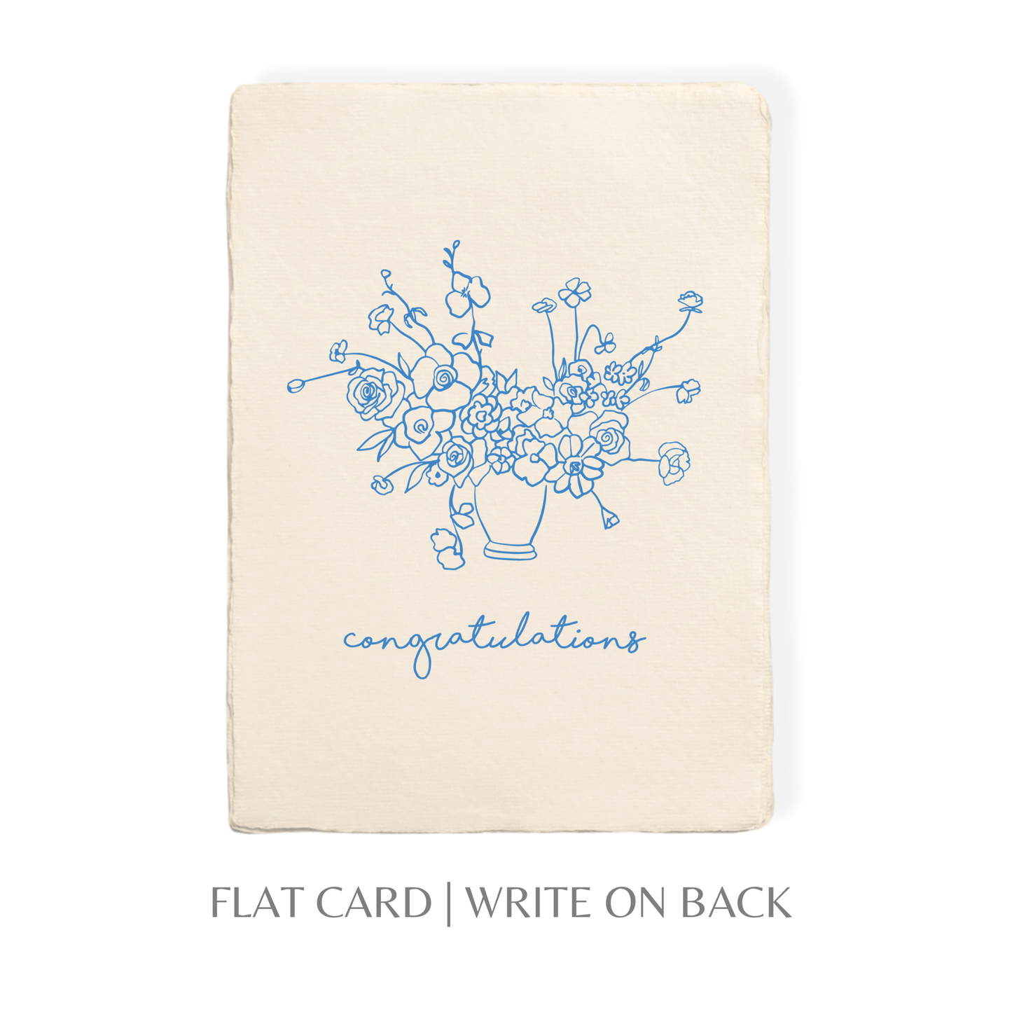 Congratulations Floral Bouquet | Congrats Greeting Card