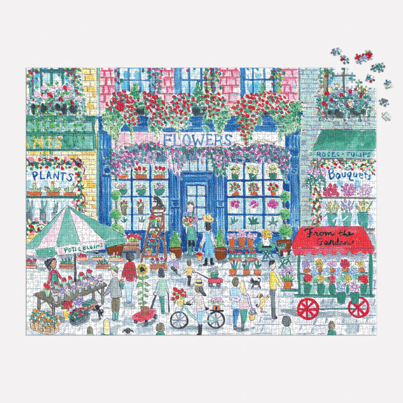 Michael Storrings Market in Bloom Puzzle - Jennie Dots 