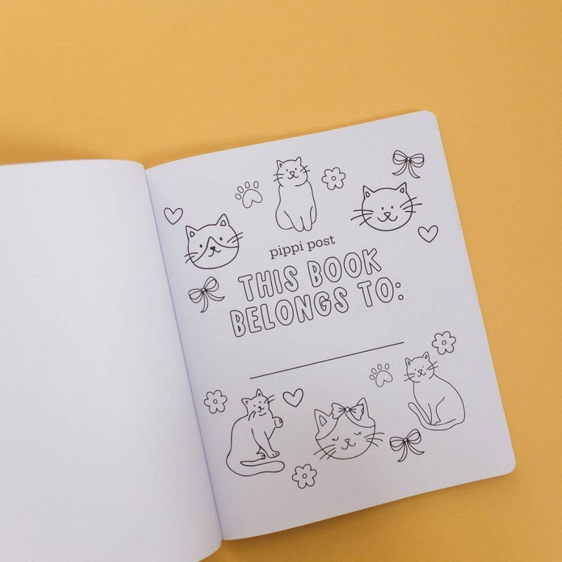 Pippi Post - Cat Lover Coloring Book