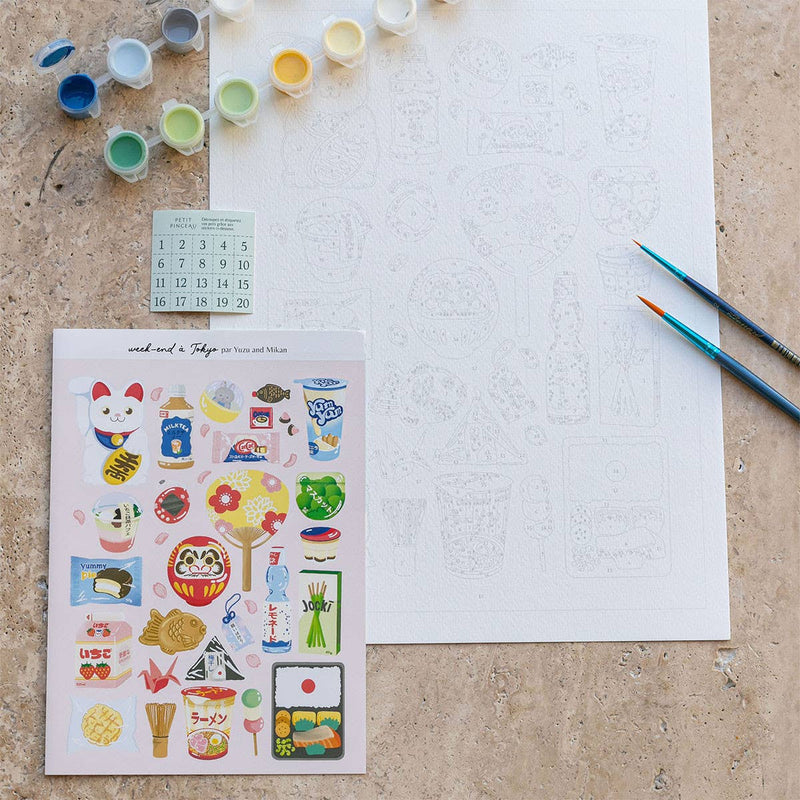 La Petite Épicerie - Paint by Numbers Kit - Weekend in Tokyo