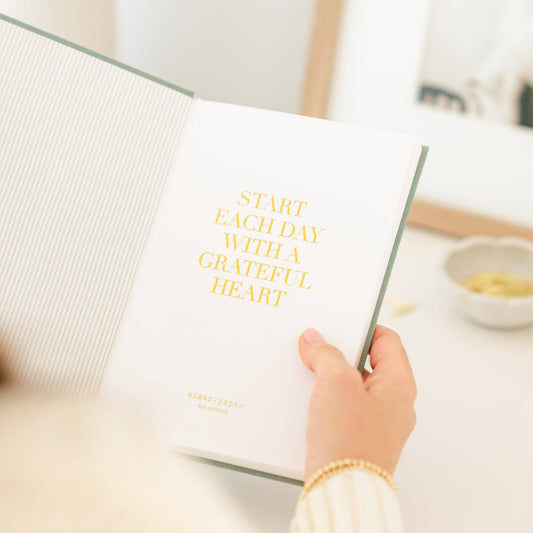 Gratitude Journal, Sage - Jennie Dots 
