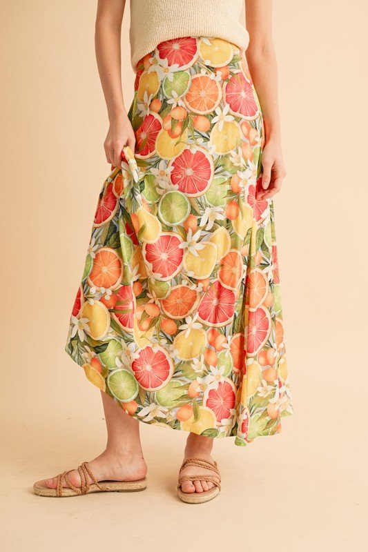 Aemi & Co. Bradyn Print Skirt - Jennie Dots