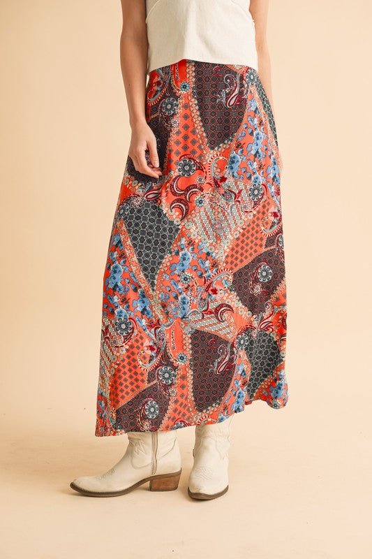 Aemi & Co. Bradyn Print Skirt - Jennie Dots