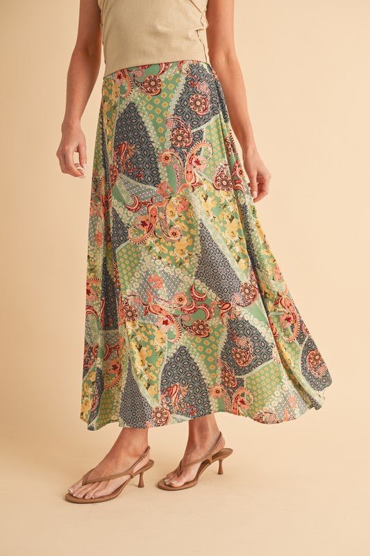 Aemi & Co. Bradyn Print Skirt - Jennie Dots