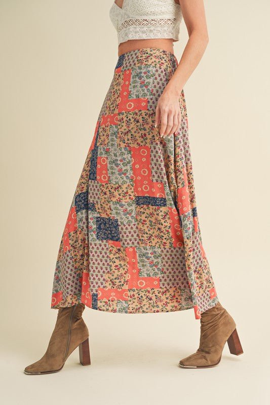 Aemi & Co. Bradyn Print Skirt - Jennie Dots