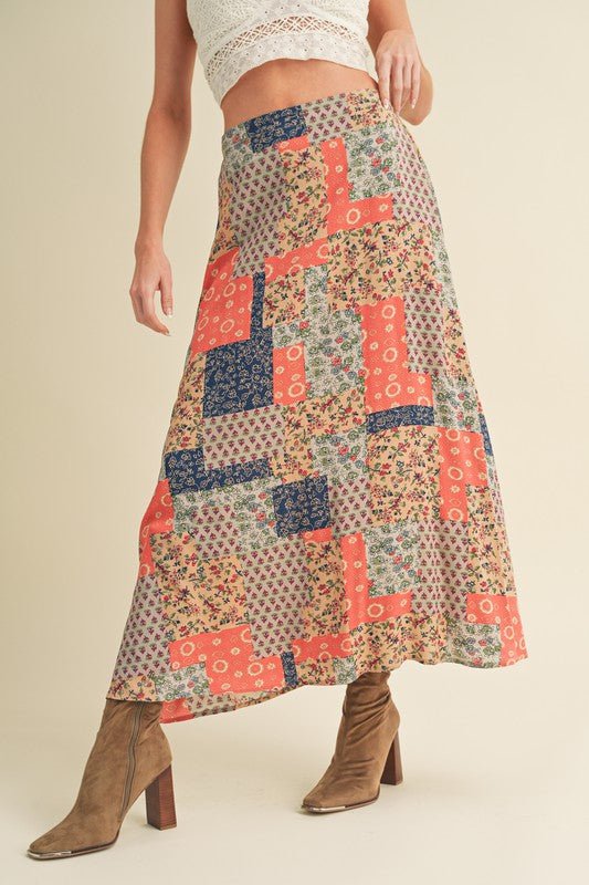 Aemi & Co. Bradyn Print Skirt - Jennie Dots