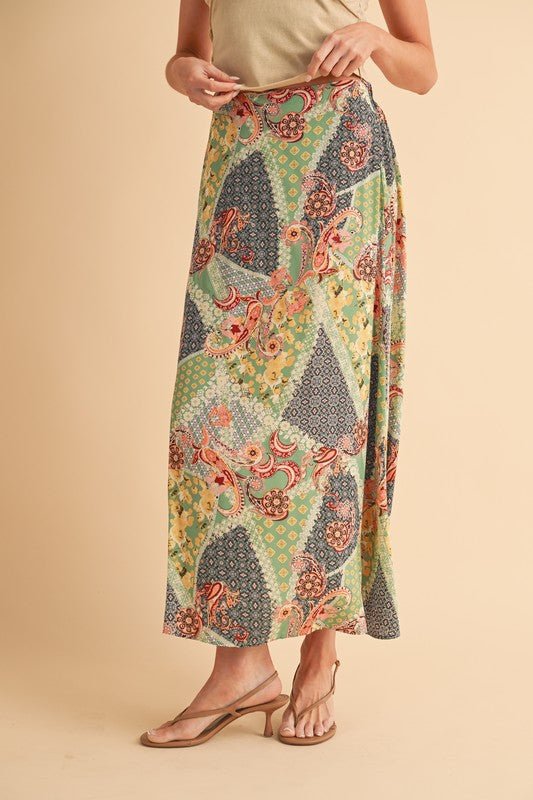 Aemi & Co. Bradyn Print Skirt - Jennie Dots