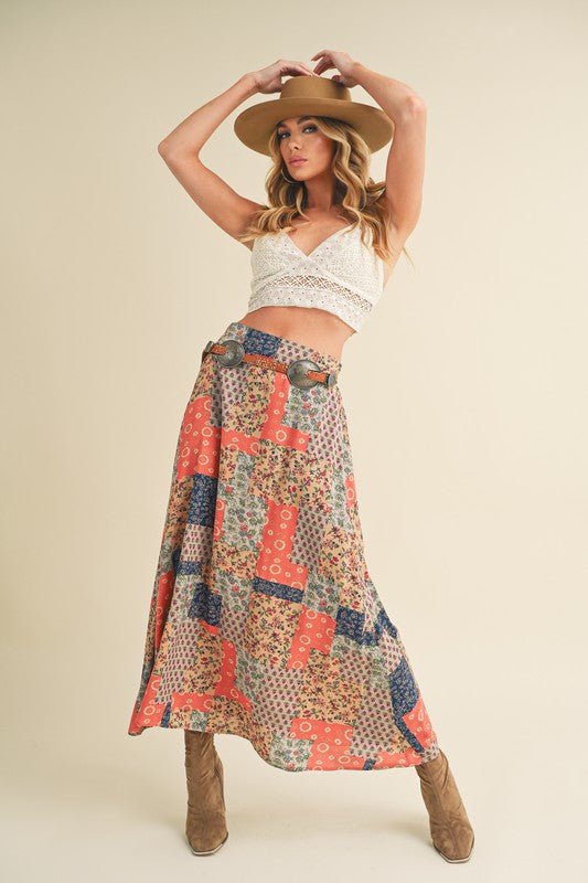 Aemi & Co. Bradyn Print Skirt - Jennie Dots