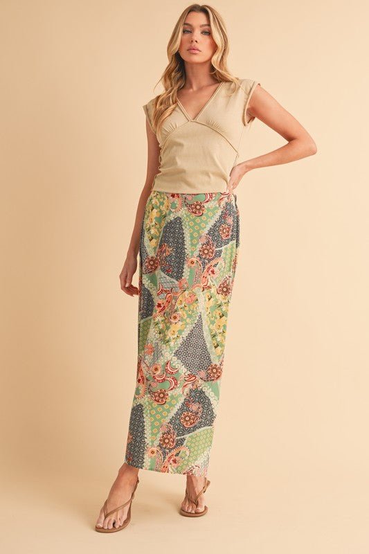 Aemi & Co. Bradyn Print Skirt - Jennie Dots