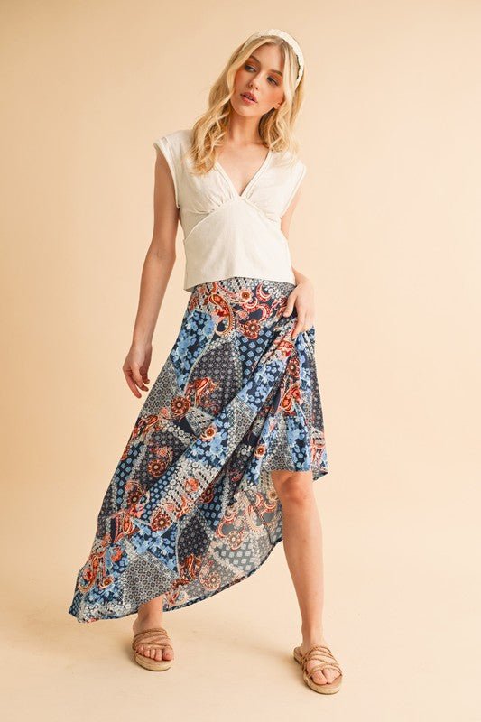 Aemi & Co. Bradyn Print Skirt - Jennie Dots