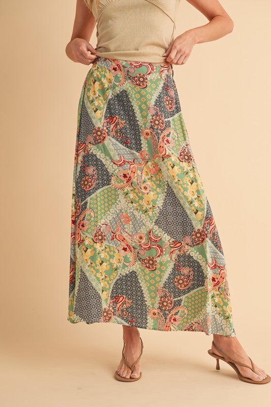 Aemi & Co. Bradyn Print Skirt - Jennie Dots